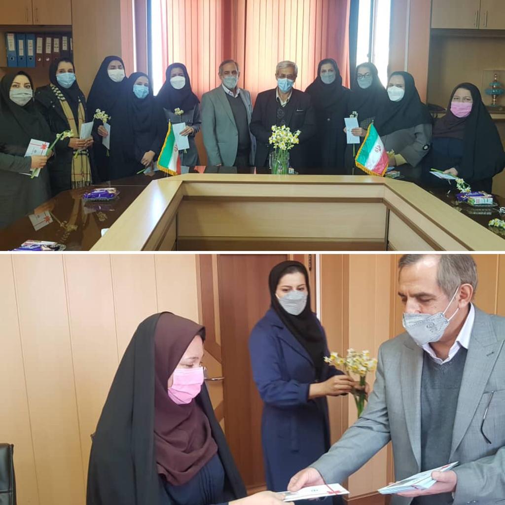 مراسم تقدیر از بانوان موسسه به مناسبت بزرگداشت مقام والای مادر و روز زن